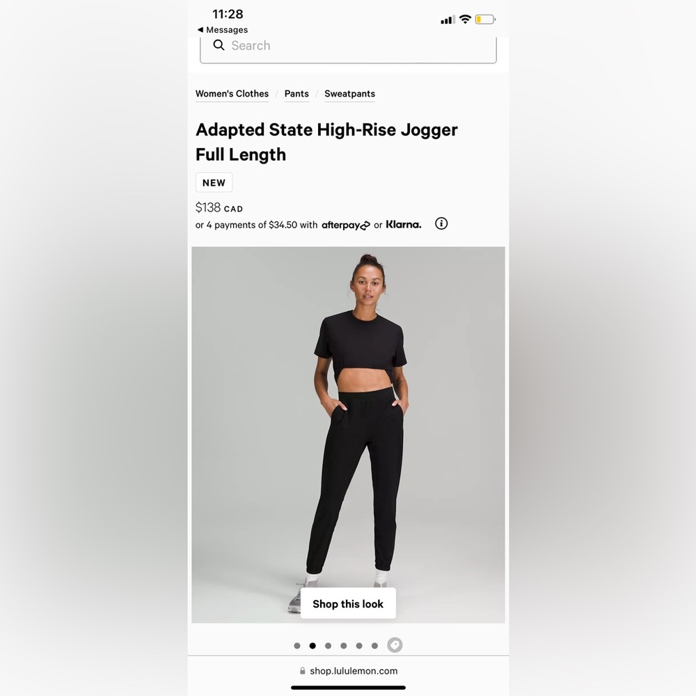 Adapted State High-Rise Jogger Full Length